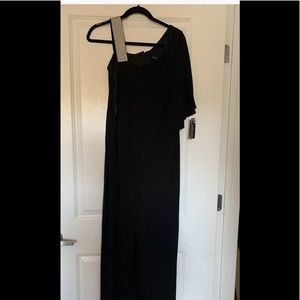 Black stunning sparkle pantsuit, great for holiday party or date night NWT